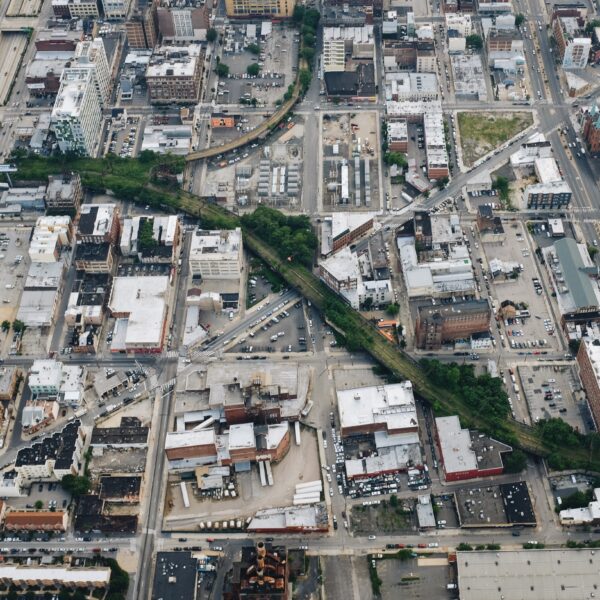 Aerial image of the Viaduct